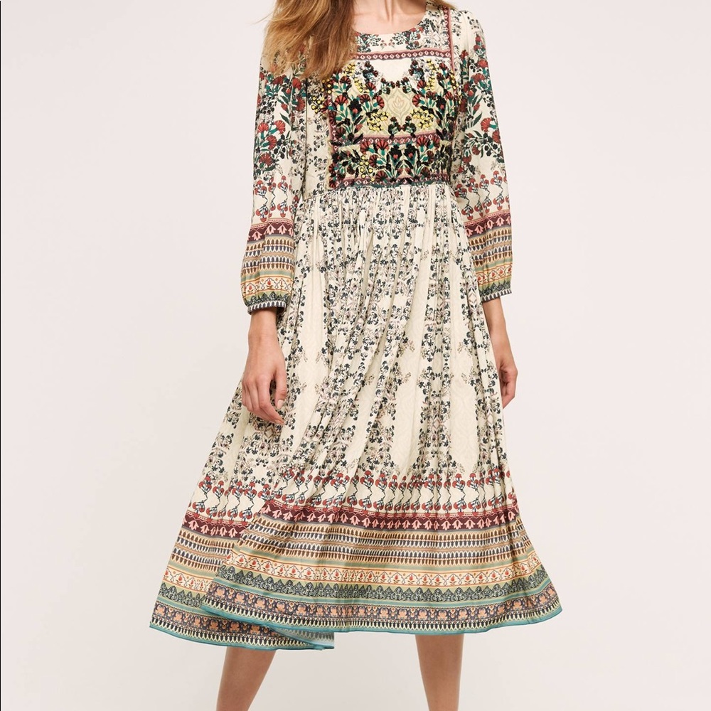 Anthropologie Far Fields Maxi Dress